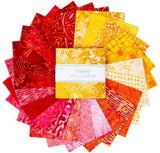 Berry Lemonade Expressions Batiks Riley Blake 5" Stacker 100% Cotton Precuts Flowering Plants