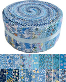 Jelly Roll Fabric - 20 Assorted Floral Prints, 100% Cotton Quilting Fabric, 40 P Flowering Plants