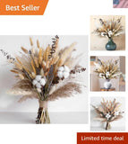 Dried Flower Bouquet Rustic Home Decor Natural Flowers Wedding Gift Pampas Grass