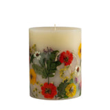 ROSY RINGS, PEONY POMELO LUXURY BOTANICAL CANDLE, 6.5" TALL, 200 HRS Peony