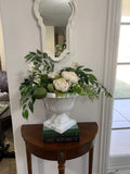 Artificial Flower Arrangement Pot Botanical Home Decor Peonies Limes Eucalyptus Peony