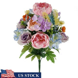 Artificial Butterfly Bouquet Indoor Outdoor Flower Arrangement Garden Decor New Hydrangea