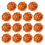 30Pcs Artificial Flower Head Fake Flowers Heads Bulk Silk Peony Heads Caramel Peony