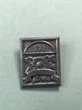 Estate Birds & Bloom 2003 Marked Pewter Sunflowers Seed Packet Gardening Pin Sunflower