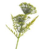 Set of 2 Green Artificial Queen Anne's Lace 25" Sprays Green Plant