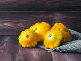 50+ YELLOW PATTY PAN BUSH SCALLOP SQUASH SEEDS FRESH FOR GARDENS Garden Plants