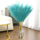 43" Tall Pampas Grass Decor - 8 PCS Faux Pampas Grass Flower Arrangement and ... Pampas Grass