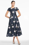 NEW, SACHIN & BABI JACKIE DRESS - DARK MIDNIGHT CARNATIONS SZ 6 #EP372 Carnation