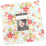 In The Garden Moda Layer Cake, 42 100% Cotton 10-inch Precut Quilt Squares Flowering Plants
