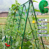 Garden Plant Climbing Net Trellis Netting Mesh Support Fruits Veggie Bean US Garden Plants