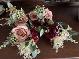 Wedding bridesmaid Bouquets, Lings Moments boutonni�res & Wristlet Corgages Bouquet
