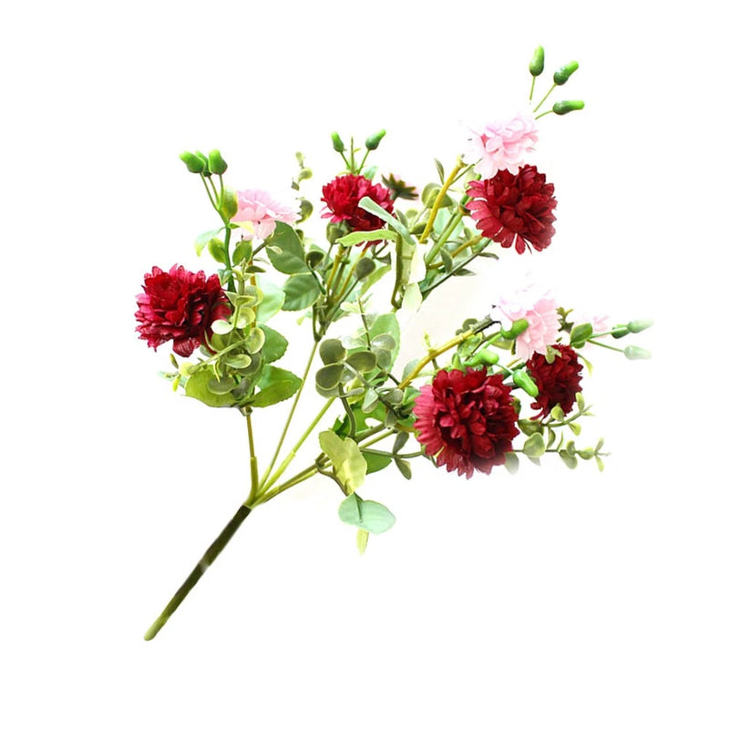 Artificial Plants Fake Green Flowers Greenery for Decoration Lilac Green Plant