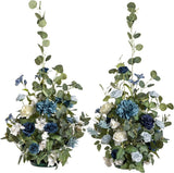 Ling's moment 41" Tall Free Standing Artificial Flowers Arrangements 2 pcs Bouquet