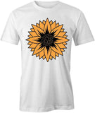 SUNFLOWER TShirt Tee Short-Sleeved Cotton FLOWER FLORAL CLOTHING S1WSA532 Sunflower