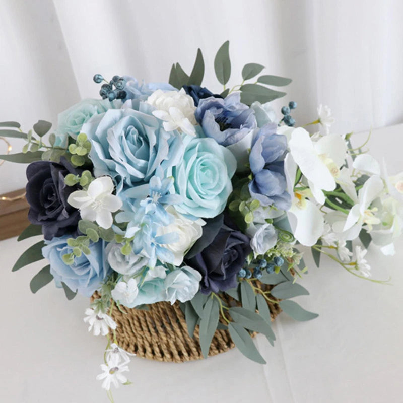 Wedding Bridal Bouquet Artificial Flowers Rustic Flower Arrangements Boho Bouquet