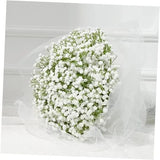5 Pcs Babys Breath Artificial Flowers, White Long Stem Baby Breath Flowers Bouquet