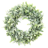 30cm Small Bodhi Grass Wreath Artificial Plant Decor Plastic PVC Green Plant